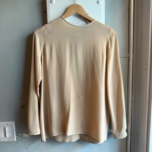 Giorgio Armani Cream Silk Top